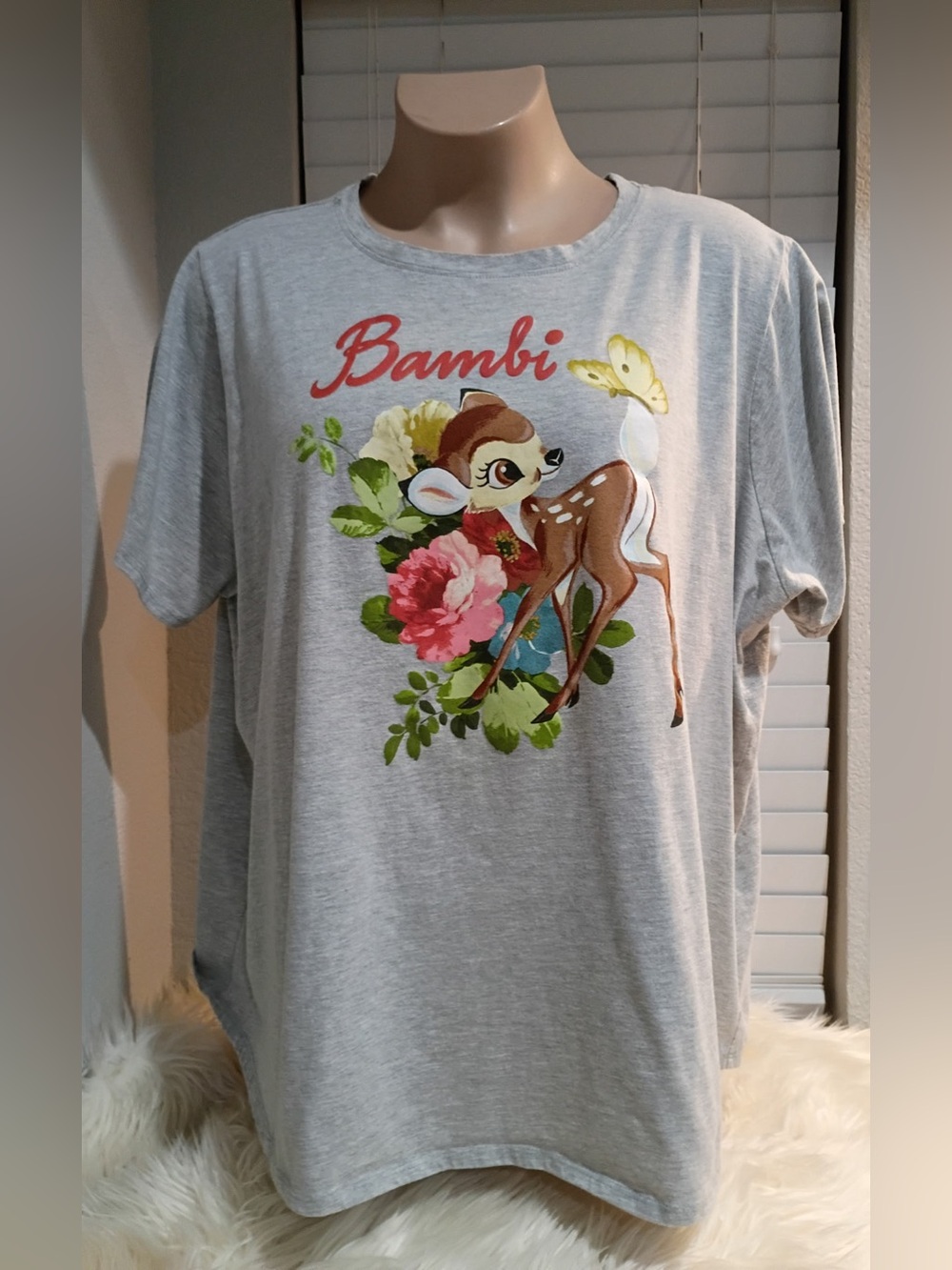Disney Bambi Women’s 4X Generous Fit Top
